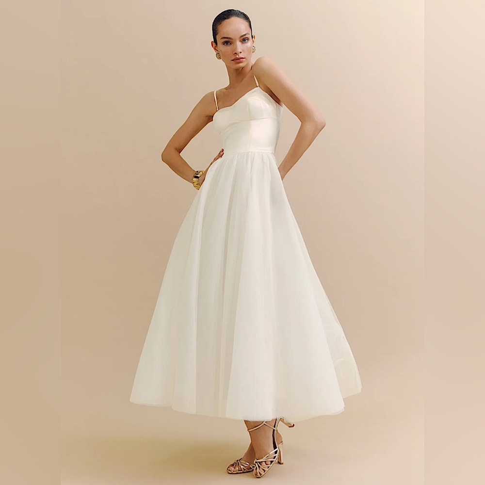NWT Reformation Alouette Dress - Fior Di Latte